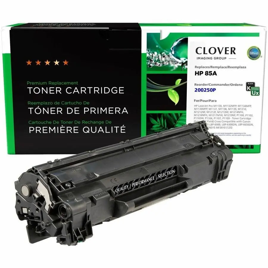 Clover Imaging Remanufactured HP 85A Extended Yield Black Toner Cartridge for HP LaserJet Printers