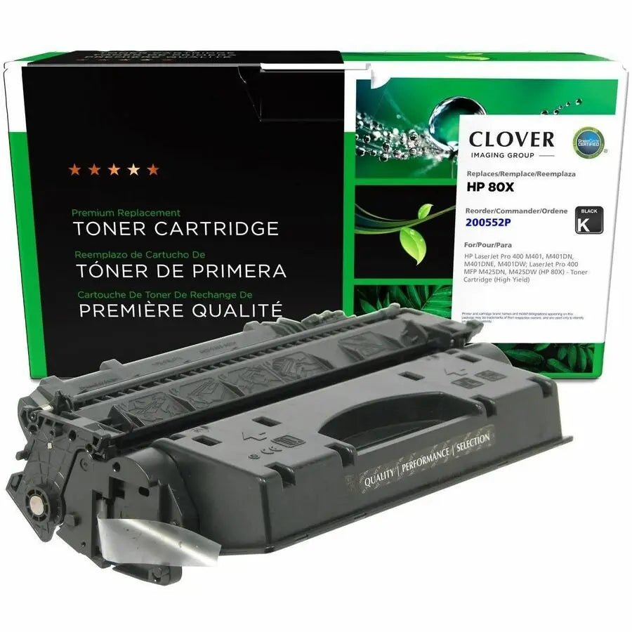 Clover Imaging Remanufactured High Yield Toner Cartridge for HP 80X (CF280X)