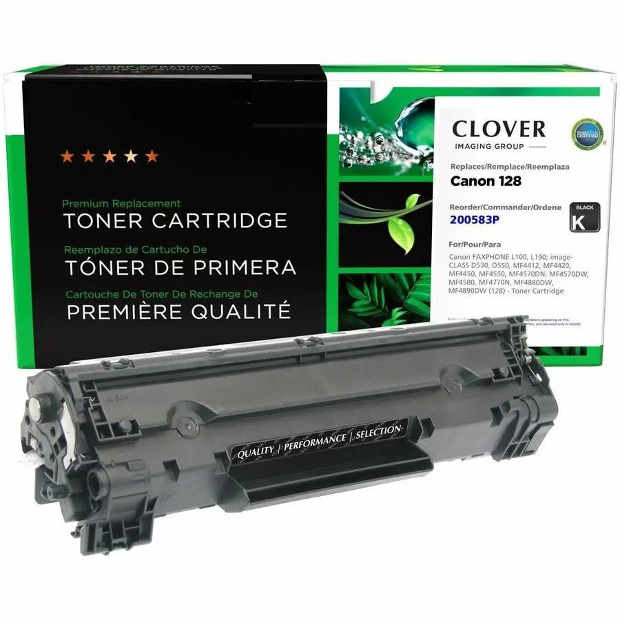 Clover Imaging Remanufactured Toner Cartridge for Canon 128 (Part #200583P)