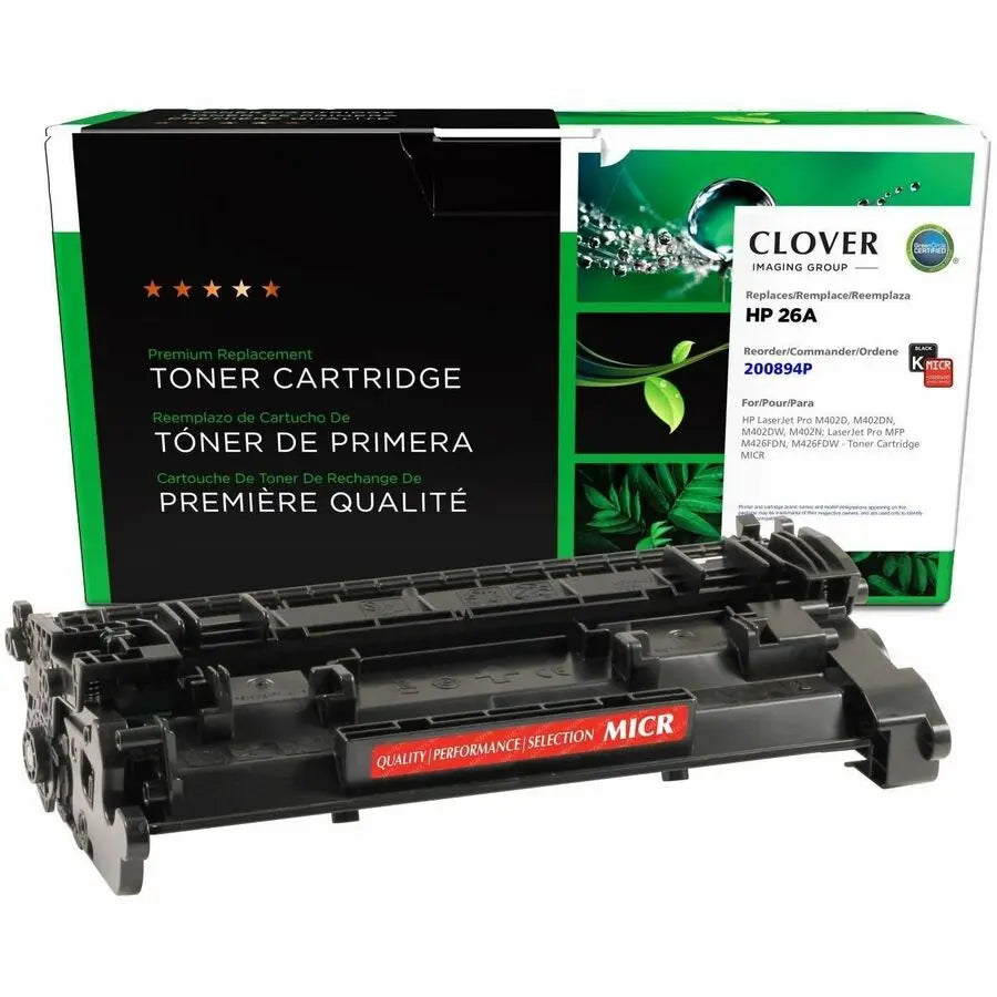 Clover Imaging Remanufactured HP 26A Black Toner Cartridge for HP LaserJet Pro M402 and MFP M426