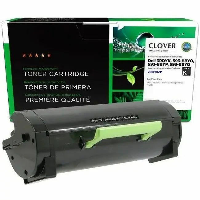 Clover Imaging Remanufactured High Yield Black Toner Cartridge for Dell S2830 – Eco-Friendly, Reliable Replacement