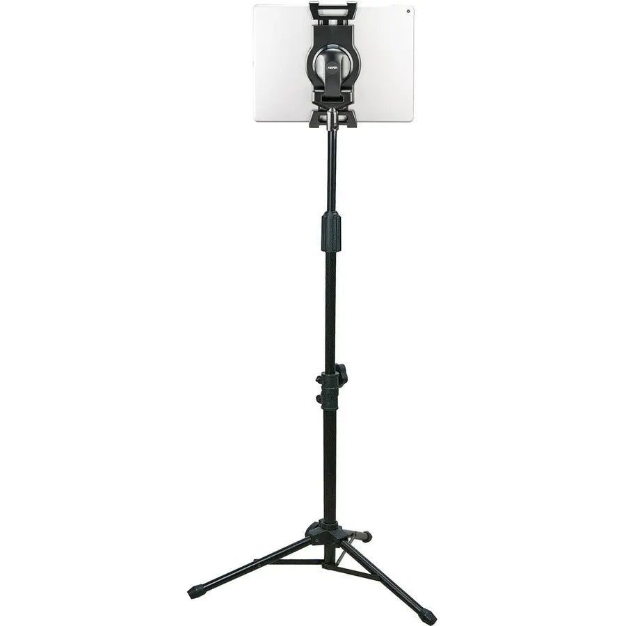 Aidata US-5009B Universal Tablet Tripod Floor Stand with Adjustable Height and Rotating Head