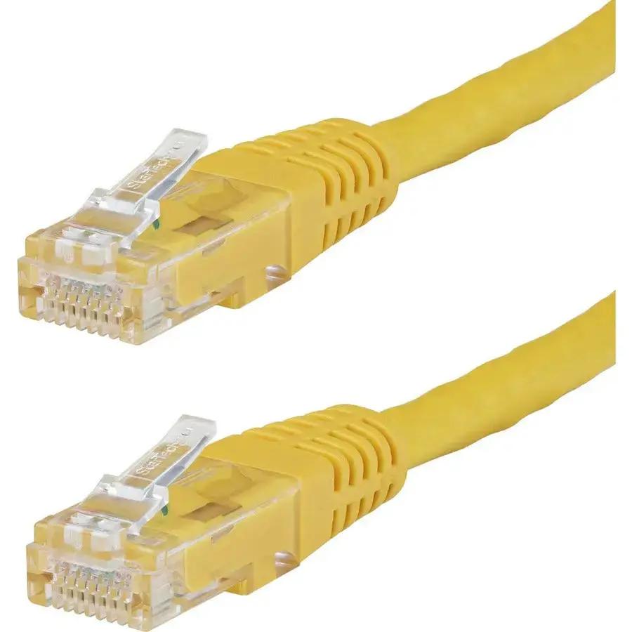 StarTech.com 6ft Yellow Cat6 Ethernet Patch Cable - Gigabit UTP with PoE Support and Lifetime Warranty by StarTech.com