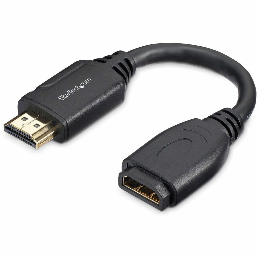 StarTech.com 6-Inch High Speed HDMI Port Saver Cable - 4K 60Hz Extension with Ethernet