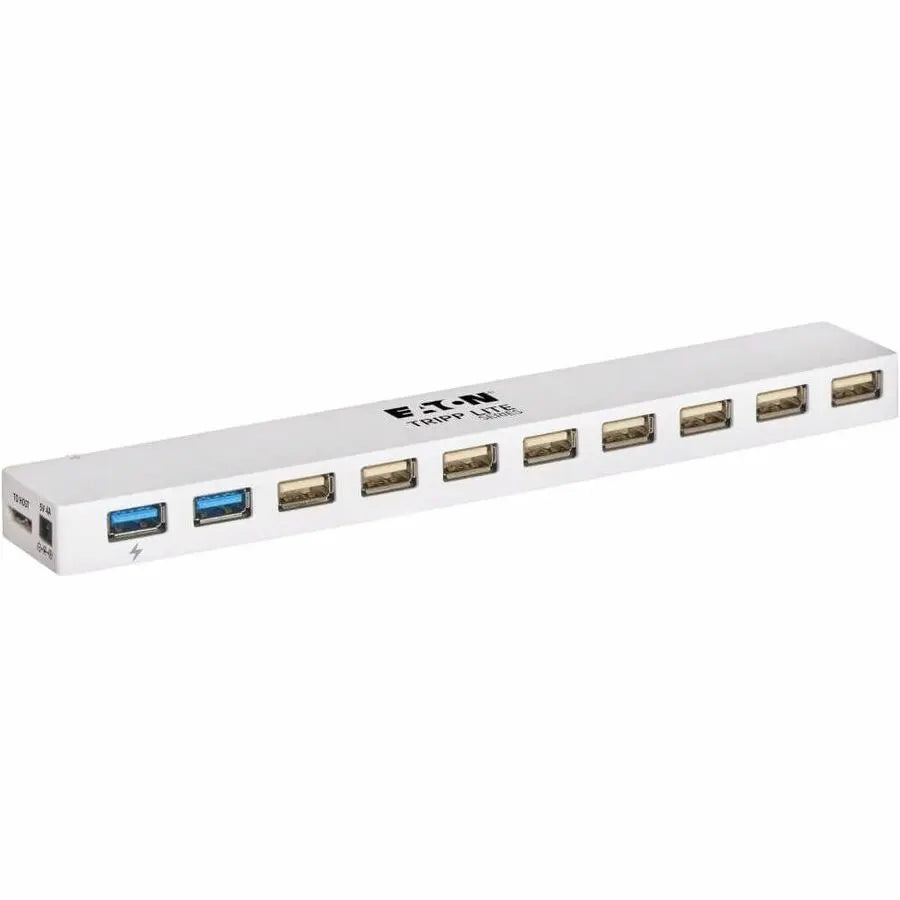Eaton Tripp Lite Series U360-010C-2X3 10-Port USB 3.0/2.0 Hub for High-Speed Data Transfer and Device Connectivity