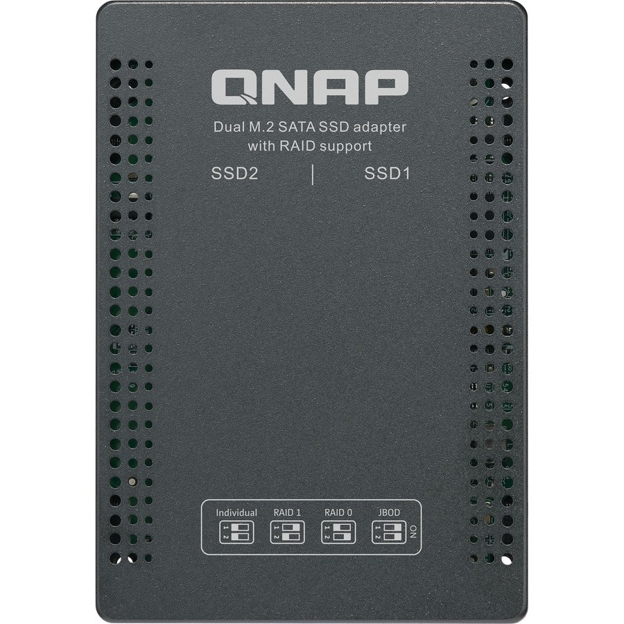 QNAP QDA-A2MAR DAS Storage System - Dual M.2 SATA SSD Drive Bay with RAID Support