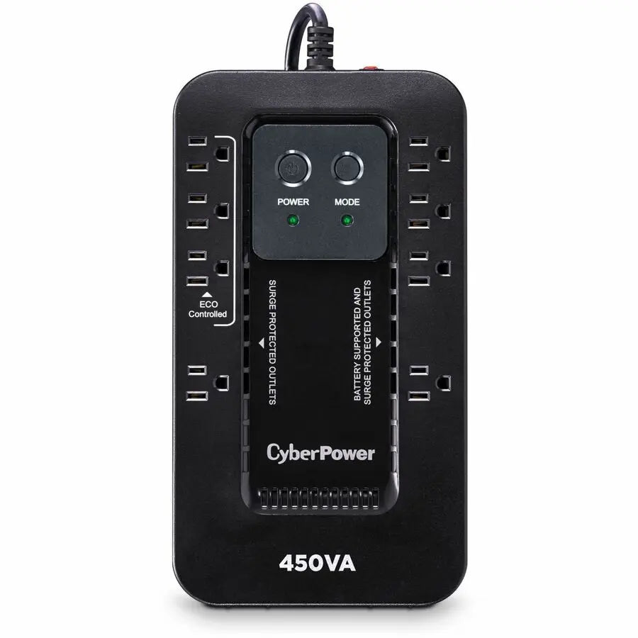 CyberPower EC450G Ecologic Standby UPS System with Battery Backup and Surge Protection