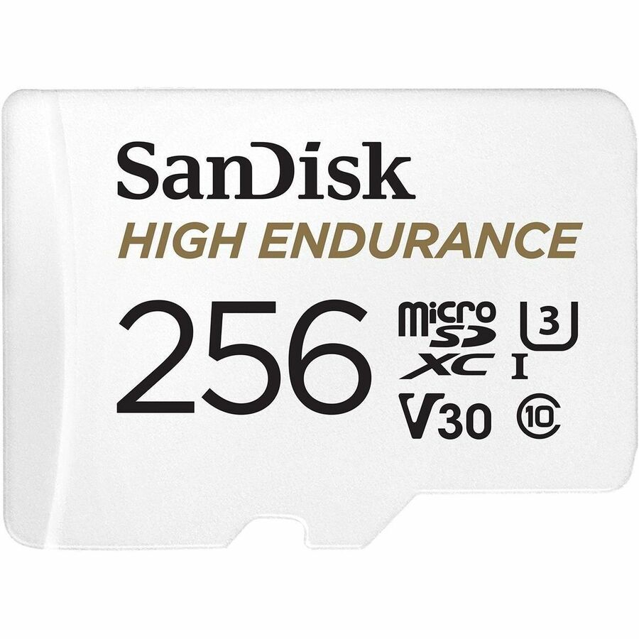SanDisk High Endurance 256GB microSDXC Card with U3, V30, and Class 10 for 4K & Full HD Recording