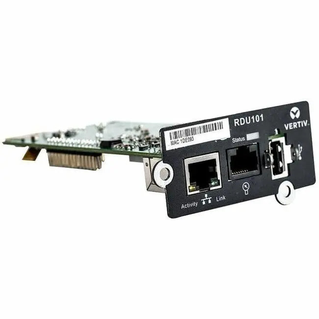 Vertiv Liebert IntelliSlot RDU101 Network Card for GXT5 UPS - Remote Monitoring and Management
