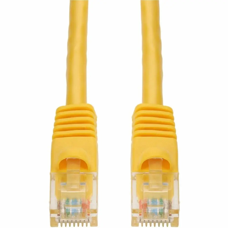 AddOn 5ft Yellow CAT6 PVC Ethernet Cable Snagless Bubble Boot RJ-45 M/M by AddOn