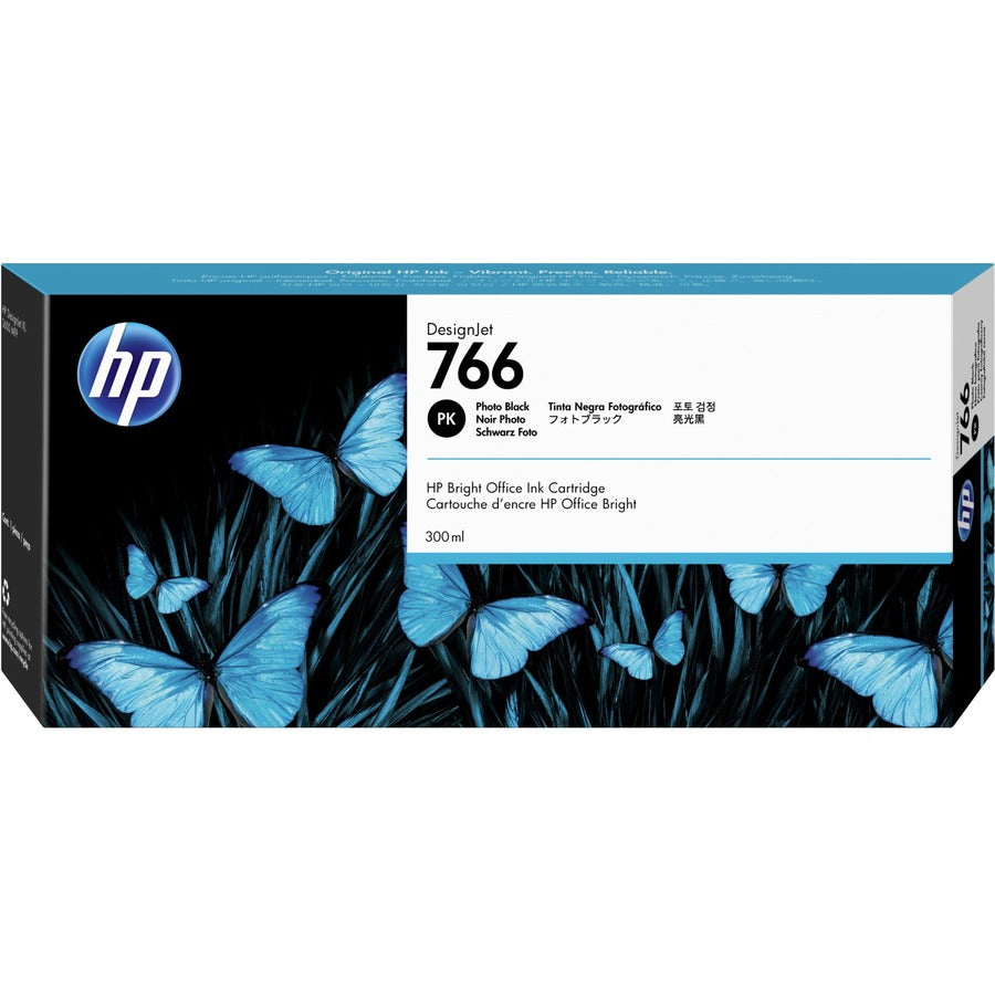 HP 766 Original Photo Black DesignJet Ink Cartridge, P2V94A