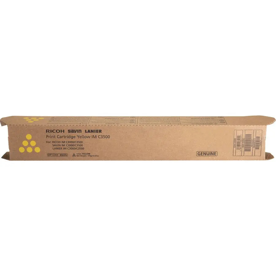Ricoh Original Laser Toner Cartridge - Yellow for IM C3000 and IM C3500