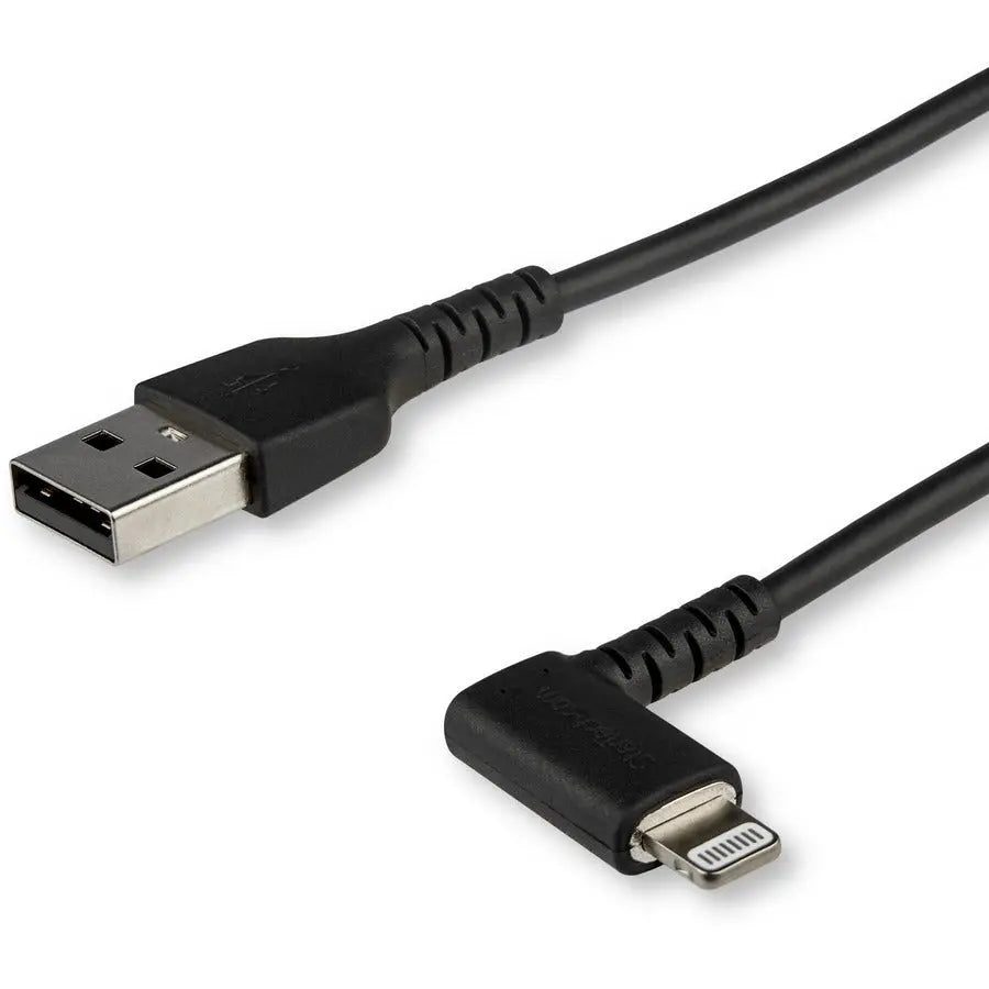 StarTech.com 6ft Angled Lightning to USB-A Data Transfer Cable (Part RUSBLTMM2MBR)