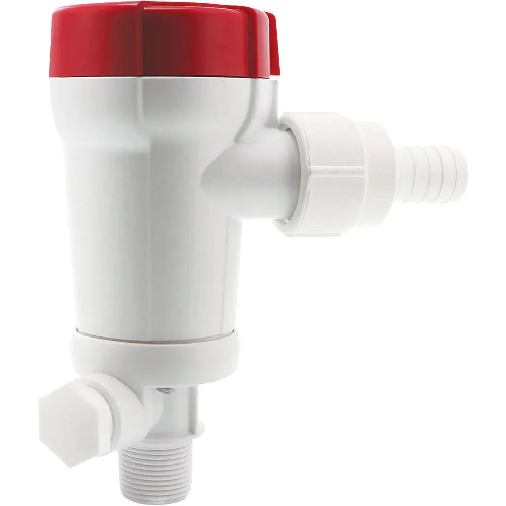 Rule 800 GPH Livewell Pump with Straight Seacock Inlet – Marine Fish and Bait Well Pump