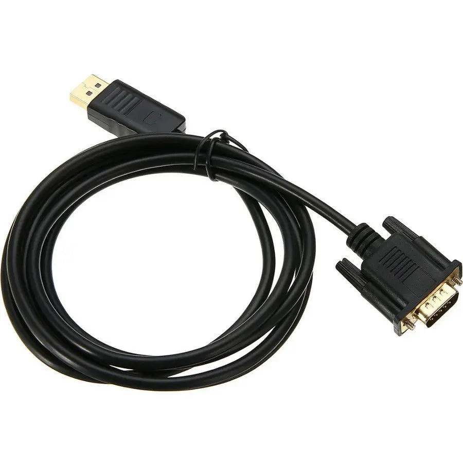 4XEM DisplayPort to VGA Adapter Cable - 1 Foot, Supports Full HD 1080p and 1920x1200 Resolution