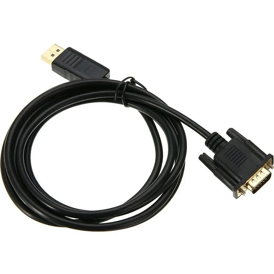 4XEM DisplayPort to VGA Adapter Cable - 3ft, Supports 1080p Full HD Video, Plug and Play for Desktop and Laptop Computers