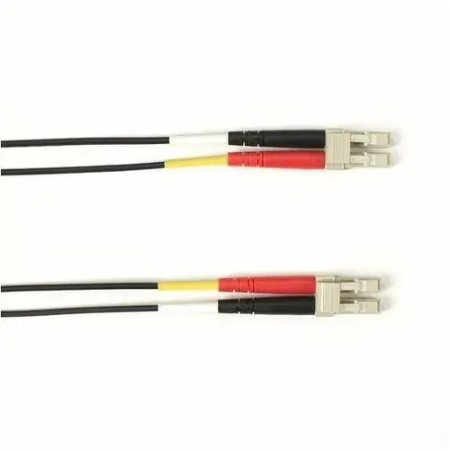 Black Box OM3 50/125 Multimode Fiber Optic Patch Cable - OFNP Plenum, Supports 10G Ethernet
