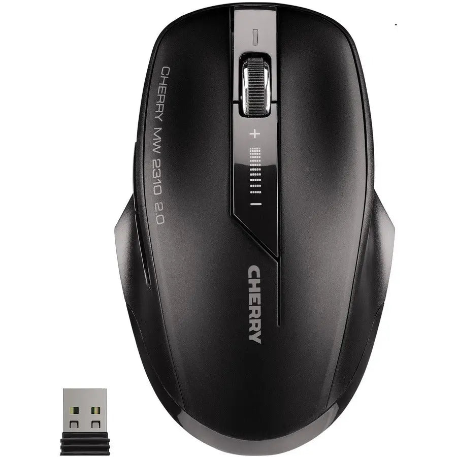 CHERRY MW 2310 2.0 Wireless Mouse - Ergonomic 6-Button Optical Mouse with Adjustable DPI and 3-Year Battery Life