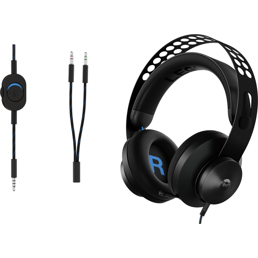 Lenovo Legion H300 Stereo Gaming Headset with Noise Cancellation and Comfortable Circumaural Design