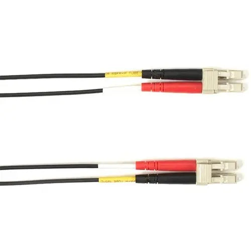 Black Box Fiber Optic Duplex Patch Network Cable FOLZHSM-001M-LCLC-BK
