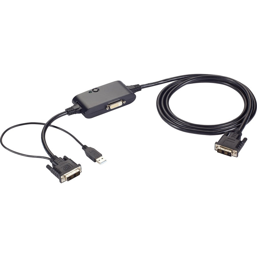 Black Box DVI-D Splitter Cable - USB Power for Dual Display Support