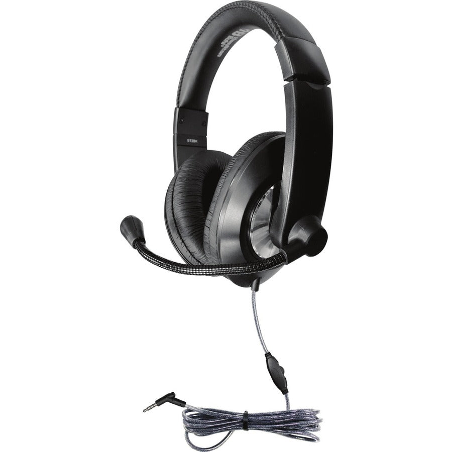 Hamilton Buhl Smart-Trek Headset with Volume Control and 3.5mm TRRS Plug for Education and Multimedia