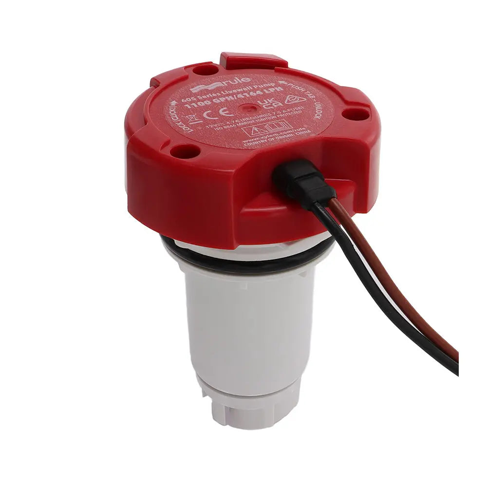 Rule 1100 GPH Livewell Pump Replacement Motor Cartridge – Model 67DR