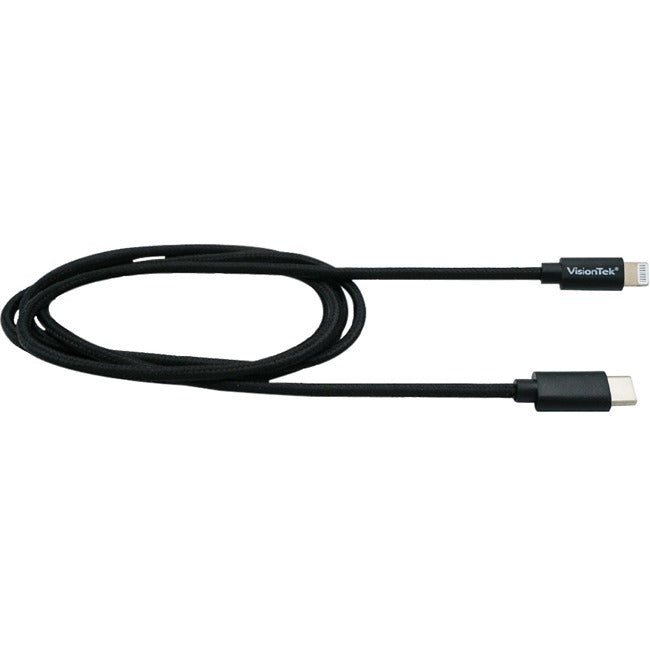 VisionTek USB-C to Lightning MFI Cable – 1 Meter Charging & Data Sync Cable for Apple Devices