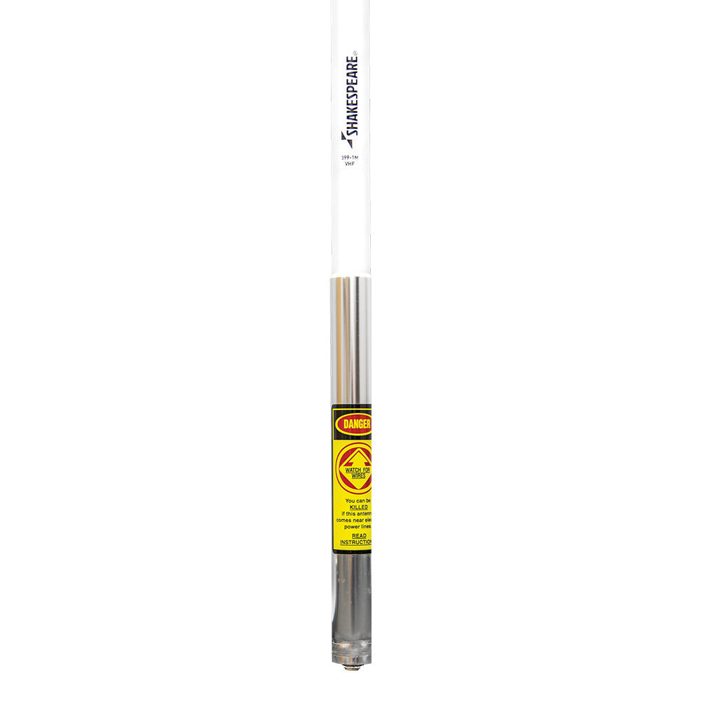 Shakespeare 399-1M 9'6" VHF Antenna with Mast Mount for Marine and Communication Use