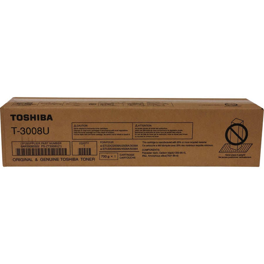 Toshiba T3008U Original Black Toner Cartridge for Toshiba E-Studio Printers