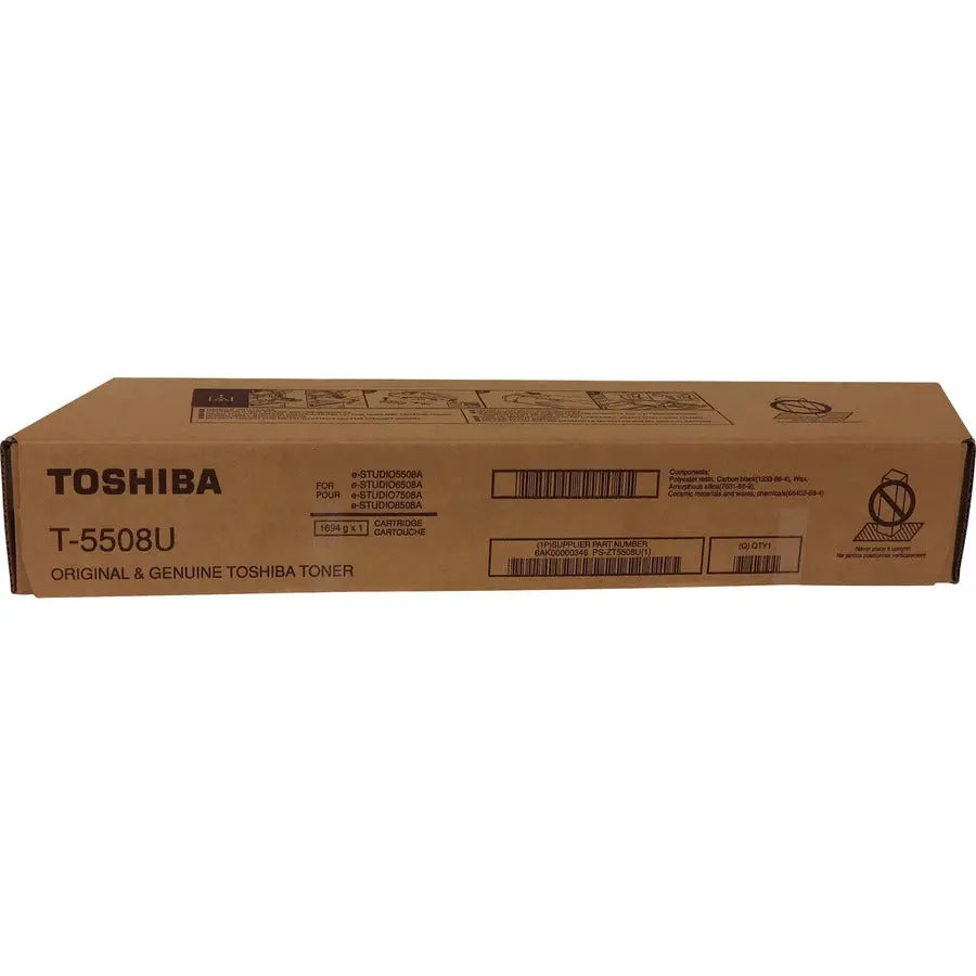 Toshiba Original T5508U Black Laser Toner Cartridge for E-Studio 5508A, 6508A, 7508A, 8508A