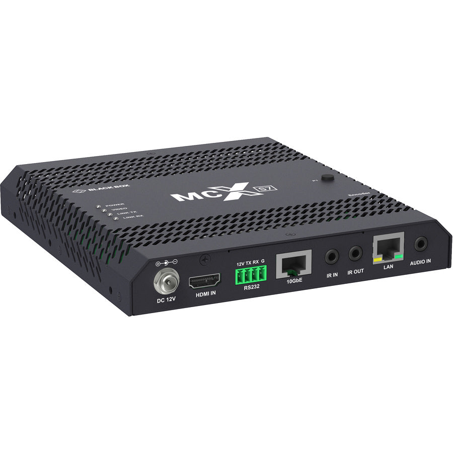 Black Box MCX S7 4K60 Network AV Encoder with HDMI 2.0 and 10-GbE Copper