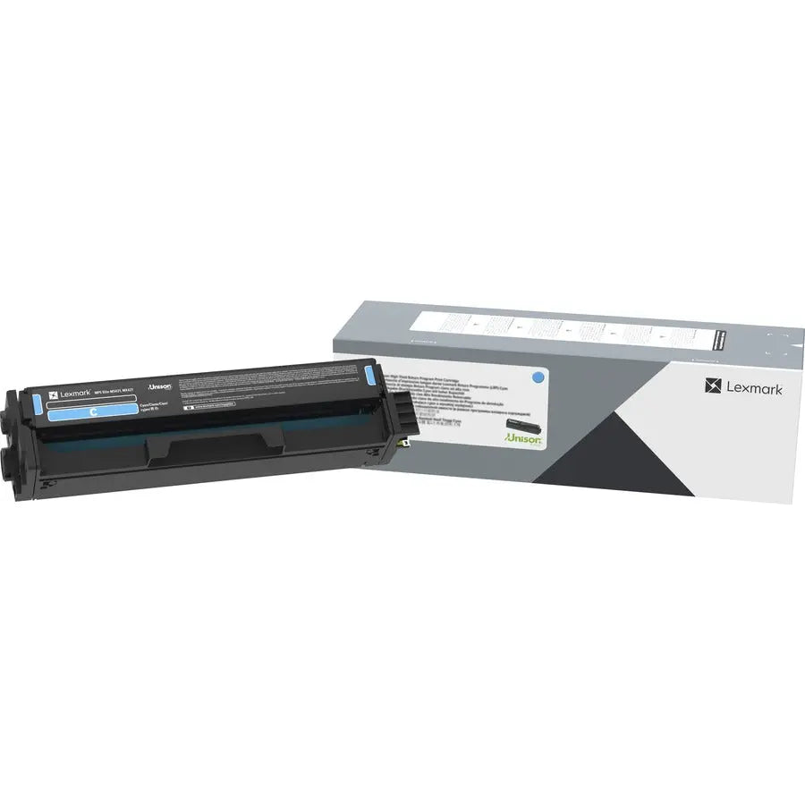Lexmark Unison C3210C0 Cyan Return Program Toner Cartridge for Lexmark C3224dw, C3326dw, C3426dw, MC3224adwe, MC3224dwe, MC3326adwe, and MC3426adw Printers