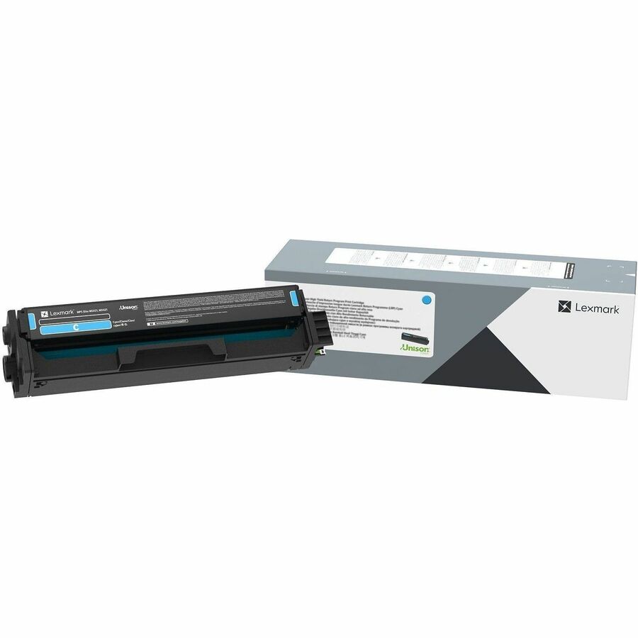 Lexmark Unison Original Cyan Laser Toner Cartridge (Part #20N10C0) for CX331, CS431, and CS331 Printers