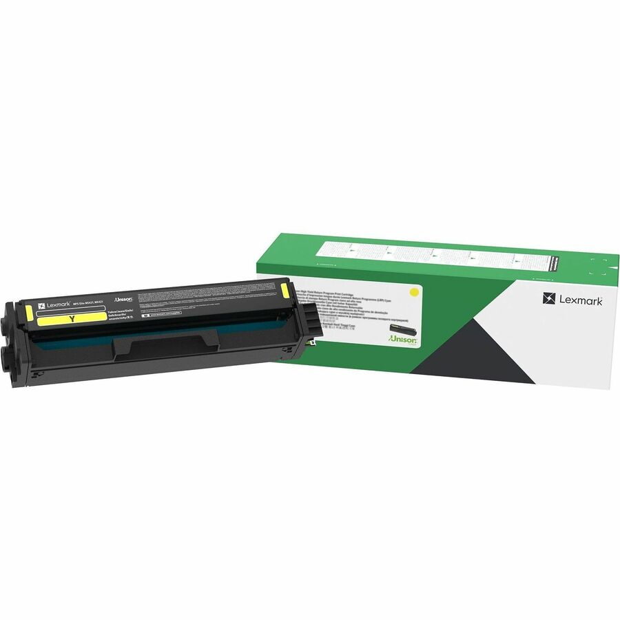 Lexmark Original High Yield Yellow Laser Toner Cartridge - Model 20N1HY0 for CX331adwe and CS431dw Printers