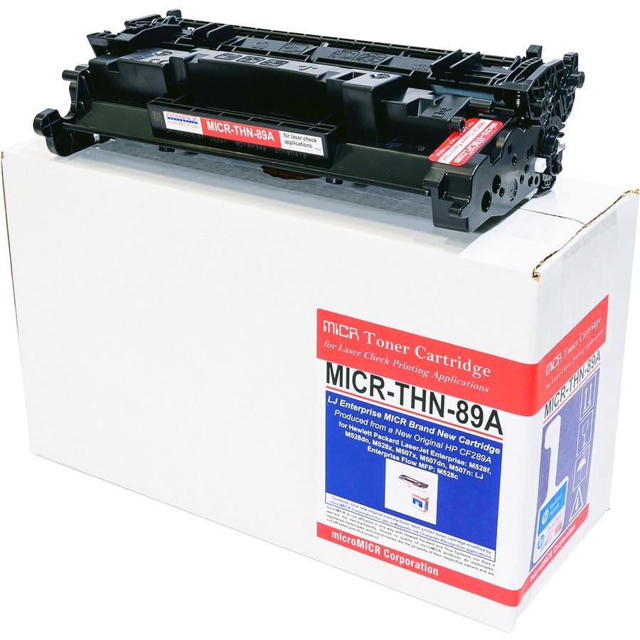 microMICR MICR Toner Cartridge for HP LaserJet Enterprise MFP M528 Series and M507 Models - 89A Compatible Security Check Printing