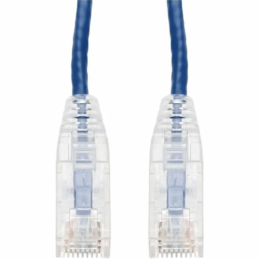 AddOn 55ft Blue CAT 6 Slim PVC Ethernet Cable with Snagless RJ-45 Connectors