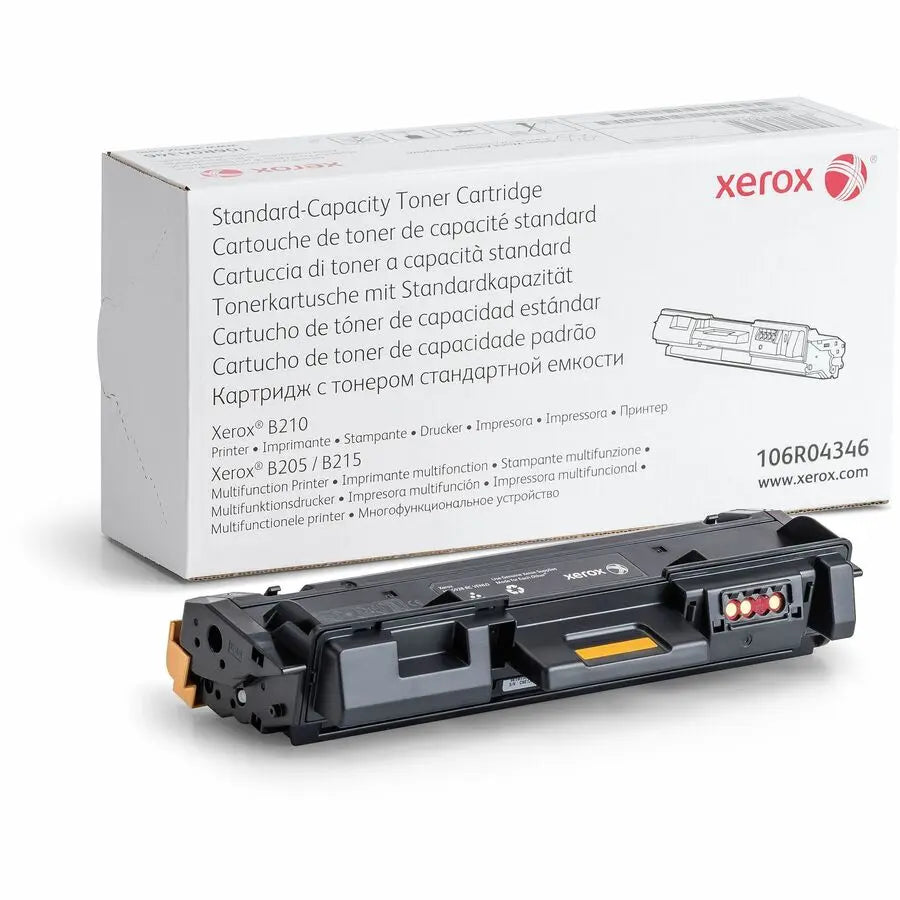 Xerox B210/B205/B215 Standard Capacity Black Toner Cartridge (1500 Pages) - Xerox Part 106R04346