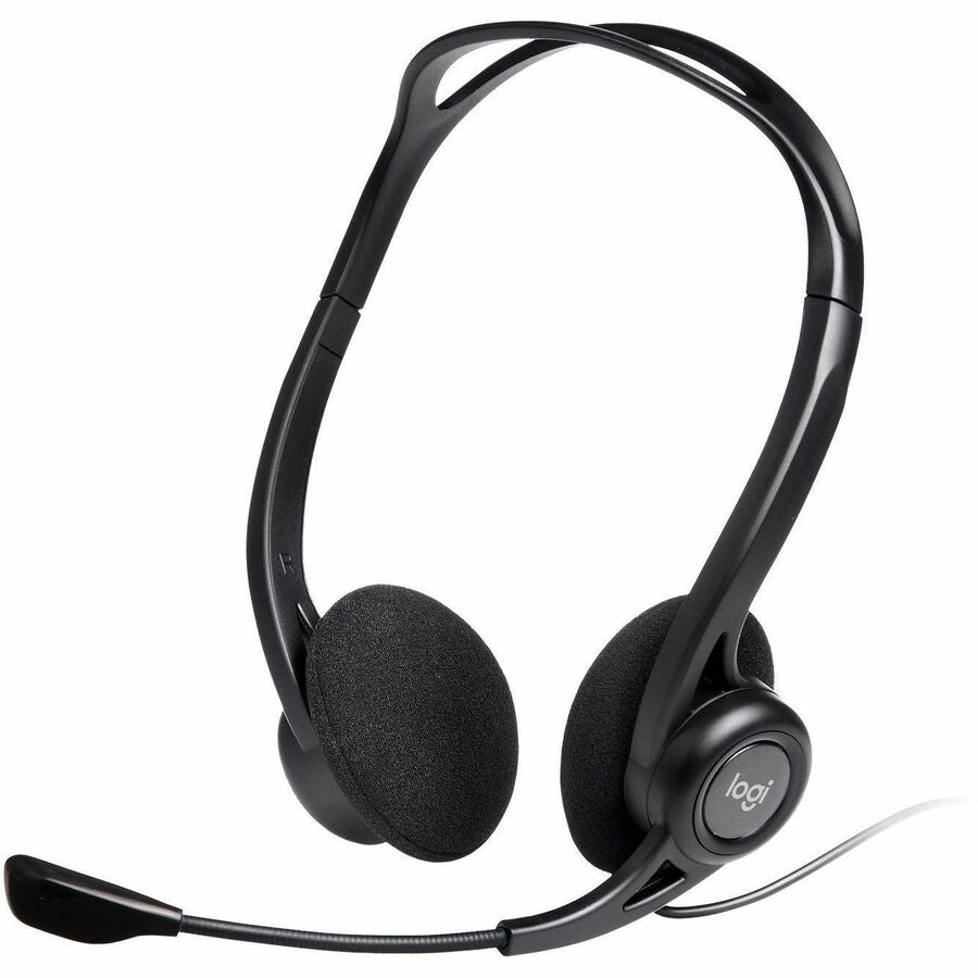 Logitech 960 USB Computer Headset for Clear Voice Calls and Music