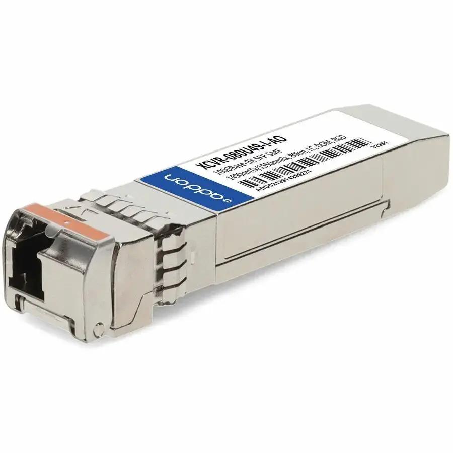 AddOn Ciena XCVR-080U49-I Compatible 1000Base-BX SFP Transceiver for Long-Distance Fiber Optic Networking by ADDON