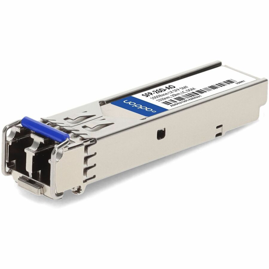 AddOn Rad® SFP-26D Compatible 1000Base-LX SFP Transceiver (SMF, 1310nm, 10km, LC, DOM)