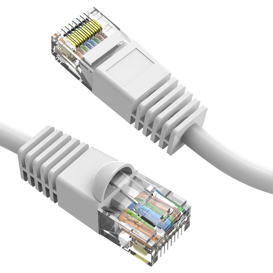 Axiom 12ft CAT6 UTP Network Patch Cable with Snagless Molded Boot – White