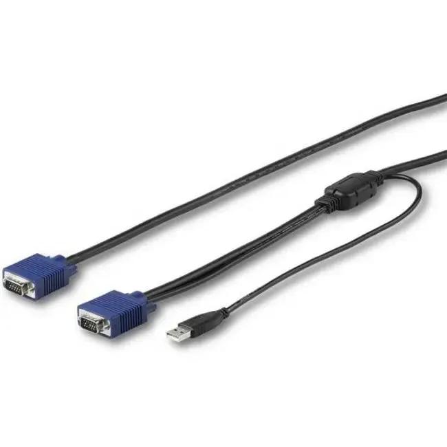 StarTech.com RKCONSUV15 15 ft. USB KVM Cable for Rackmount Consoles and KVM Switches by StarTech.com