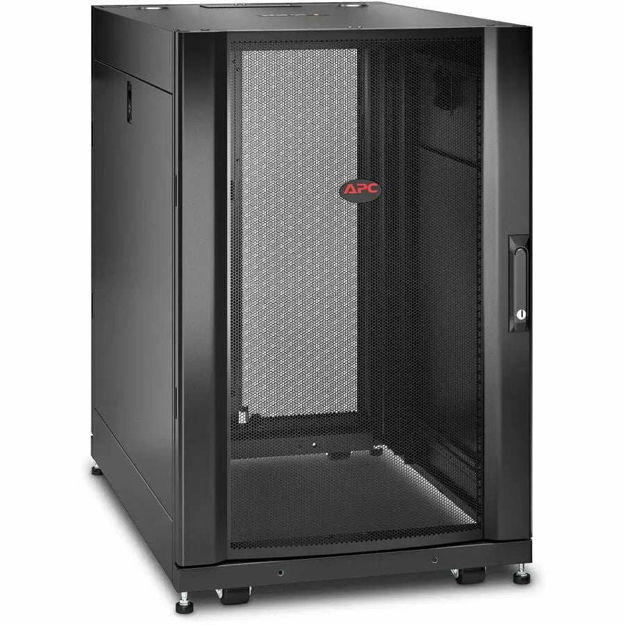 Schneider Electric APC NetShelter SX 18U Server Rack Enclosure with Adjustable Rails, Black