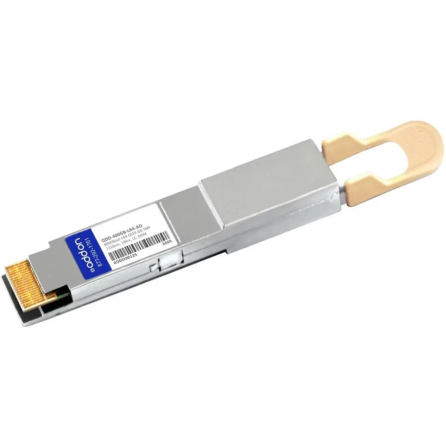 AddOn QSFP-DD Module QDD-400GB-LR4-AO – 400GBase-LR4 Transceiver for Long-Range Single-Mode Fiber Connectivity