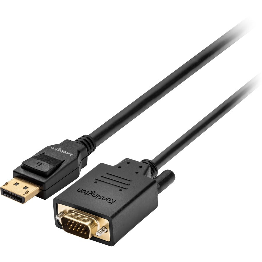 Kensington 6ft DisplayPort 1.2 (M) to VGA (M) Passive Cable K33024WW