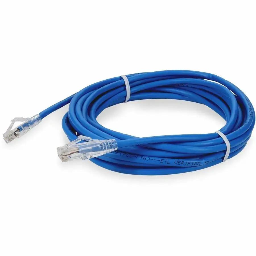 AddOn 30ft Blue Cat6 UTP Plenum Network Cable – High-Performance Ethernet Patch Cable by ADDON