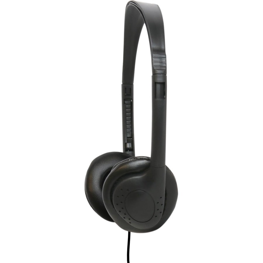 Avid AE-711V Stereo Headphones with Vinyl Ear Pads and 3.5mm Plug – Adjustable Comfort for Education and Personal Use