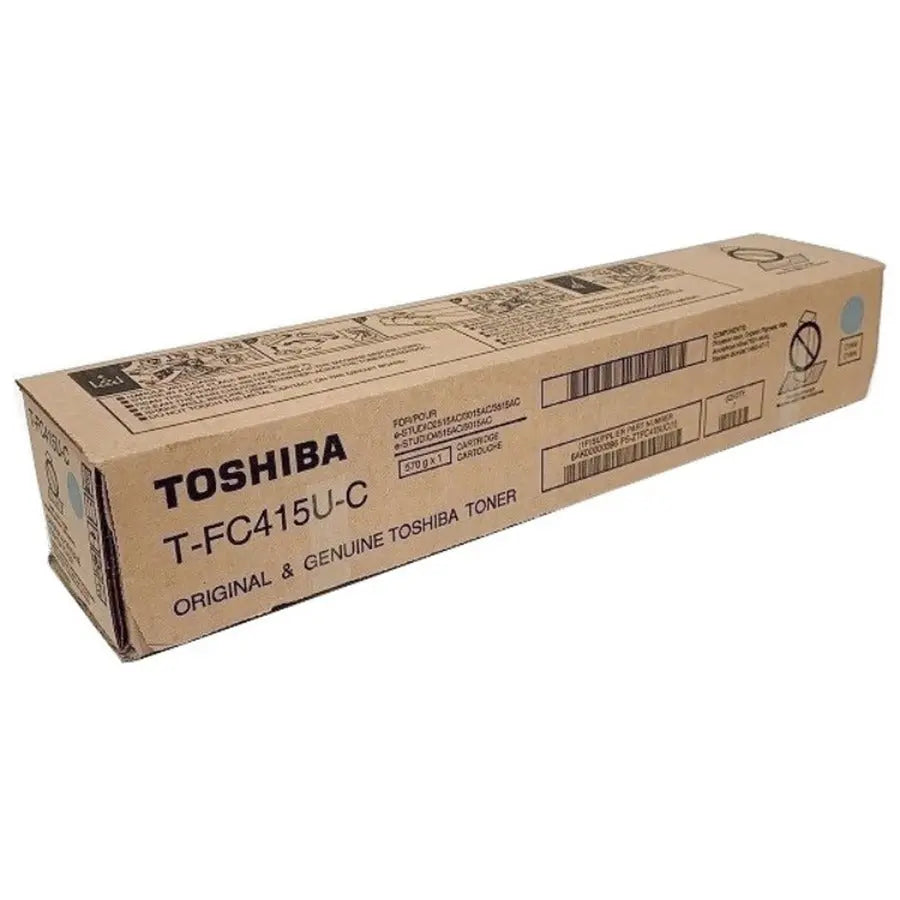 Toshiba TFC415UC Original Cyan Toner Cartridge for e-Studio Series Printers