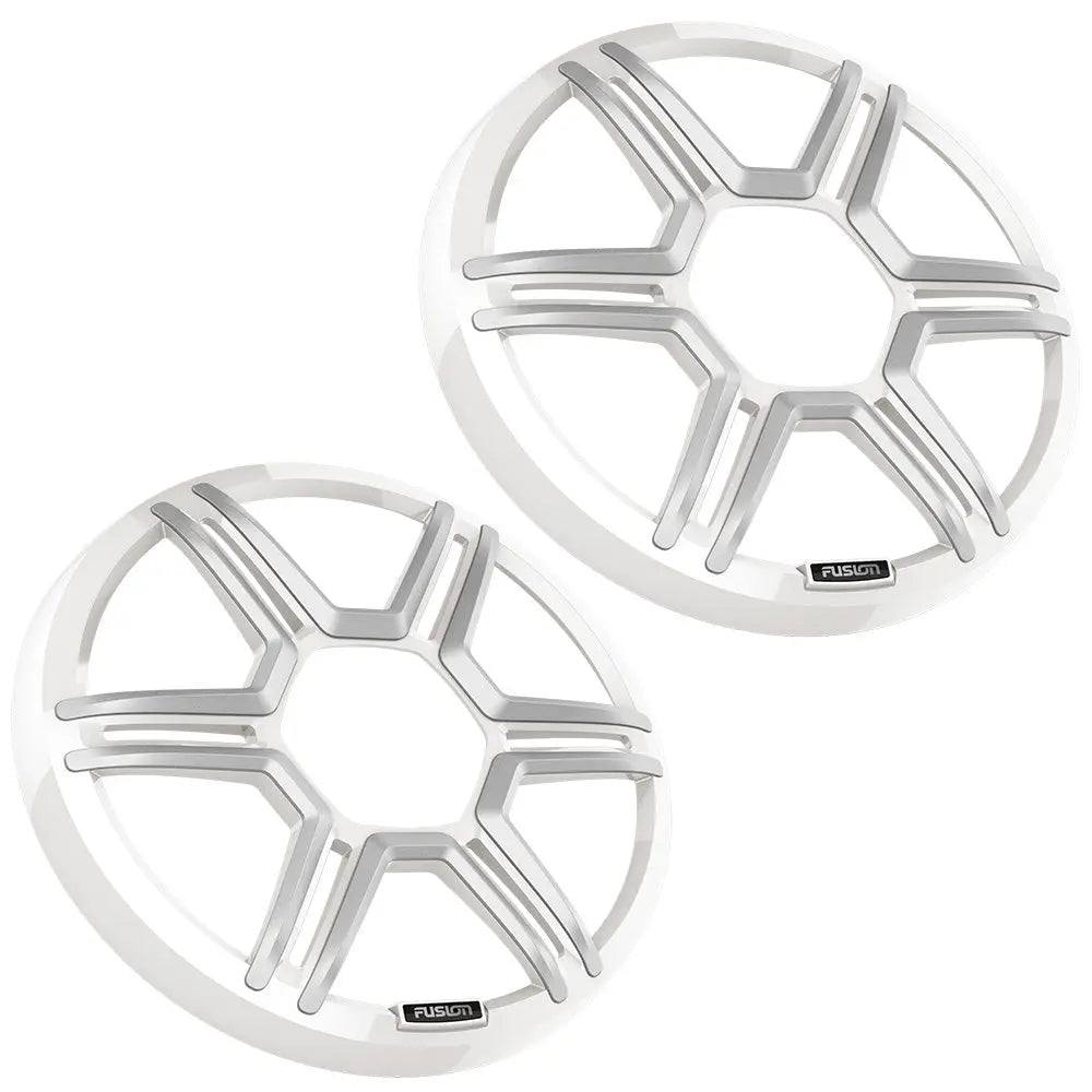 Fusion Apollo 8.8" Sports White Speaker Grilles (Pair) - Custom Marine Audio Accessory